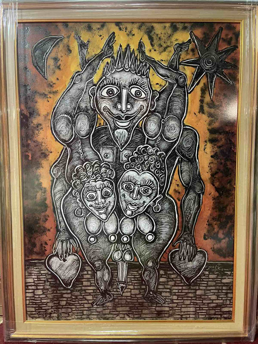 Фантастичното творчество на Ставри Калинов в изложбата Post Mortem